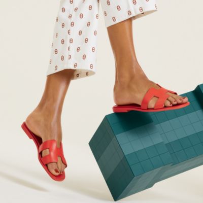 セール　HERMES エルメス ミュール ヒール サンダル エナメル オレンジ オレンジ - レディス シューズ | エルメス | Hermès - エルメス